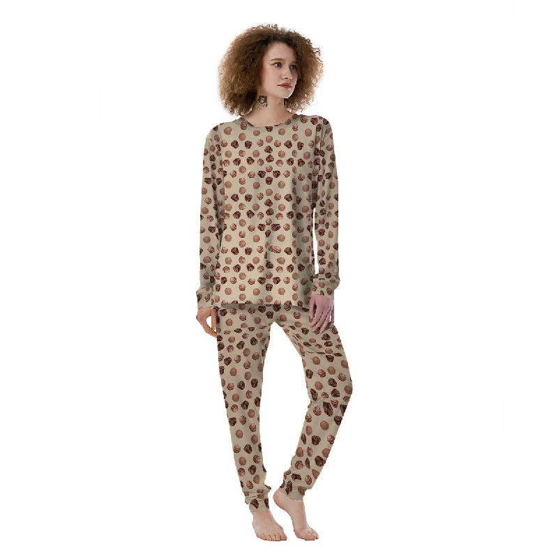 Chocolate Candy Print Pattern Women's Pajamas Forever 21 pajama sets