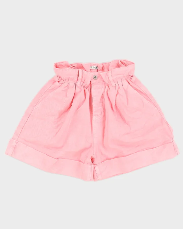 Miu Miu Pink High Waist Denim Shorts - L Best-selling pajama sets 2024