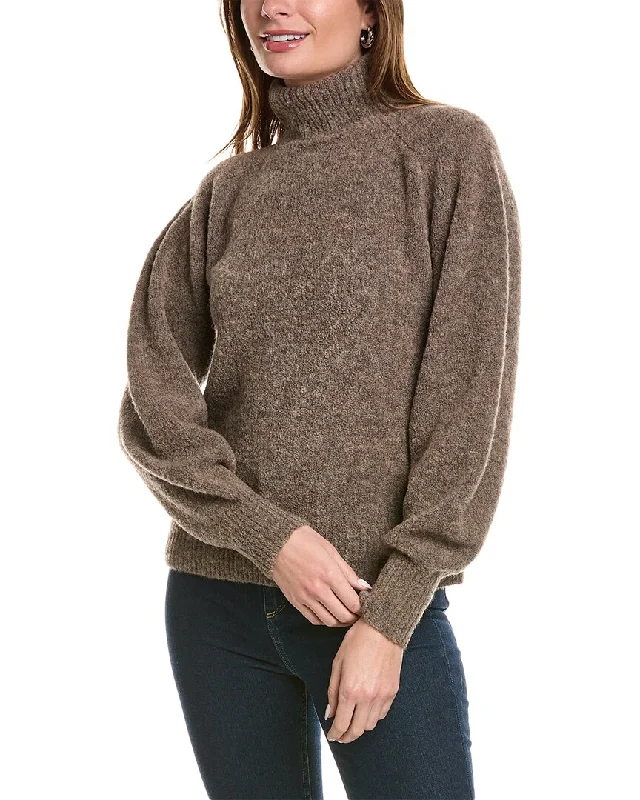 Lafayette 148 New York Raglan Wool-Blend Sweater Casual sweaters