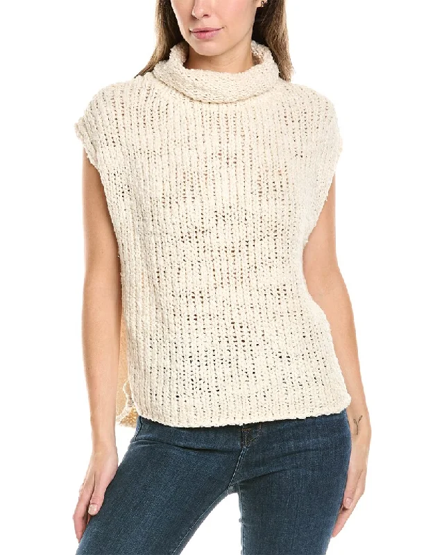 Eileen Fisher Turtleneck Box Sweater Trendy oversized sweaters