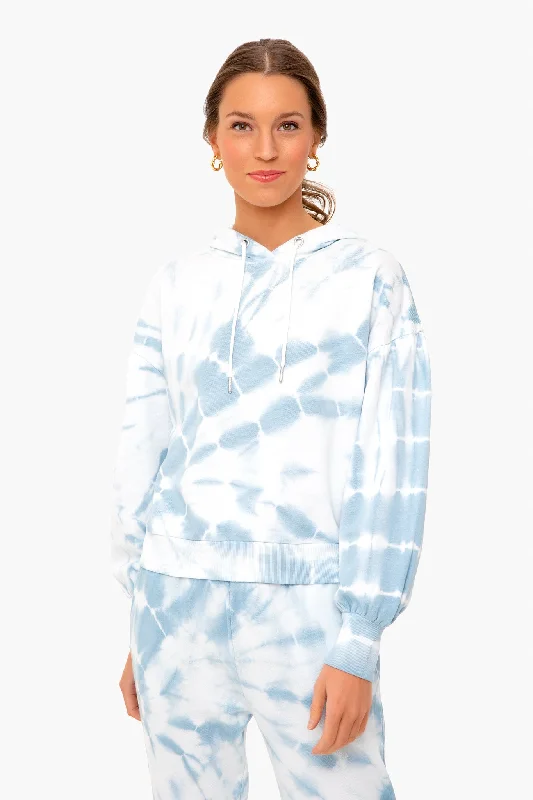 Blue Agave Eva Spiral Tie Dye Sweatshirt Cashmere sweaters