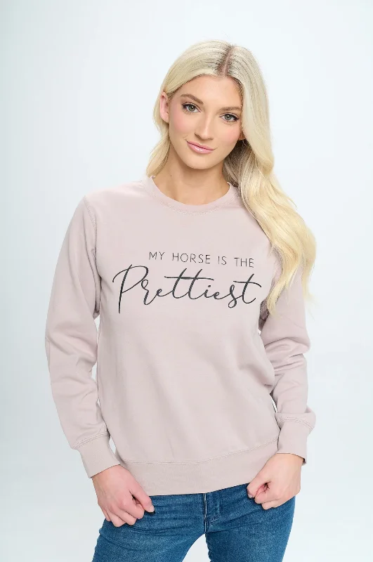 MY HORSE IS THE PRETTIEST SWEATSHIRT Zara sweaters