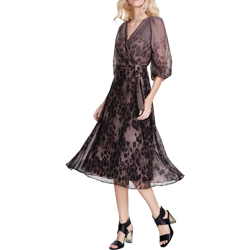 Womens Boho Midi Wrap Dress Versatile midi dresses for all occasions