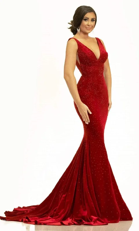 Johnathan Kayne - 2308 Fitted Trumpet Evening Dress Lace party dresses