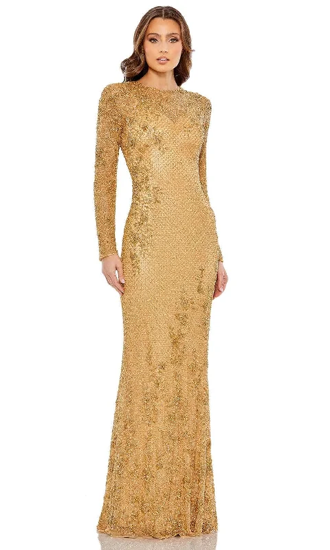 Mac Duggal 5504 - Beaded Lattice Sheath Evening Gown Forever 21 party dresses