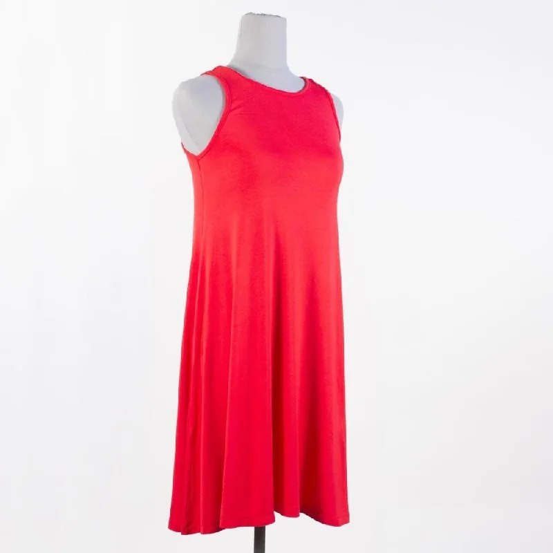 RS  Perkins Tank Dress - Cherry Red Sleeveless Tank Gown