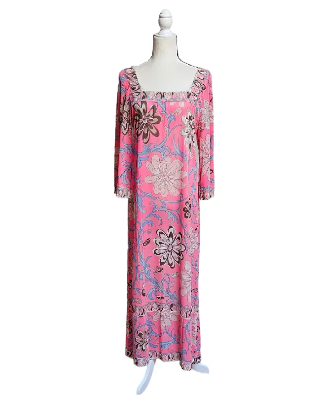 1960’s Vintage Emilio Pucci for Formfit Rogers Signature Fabric Slip Dress Medium Off-shoulder unclassified dresses