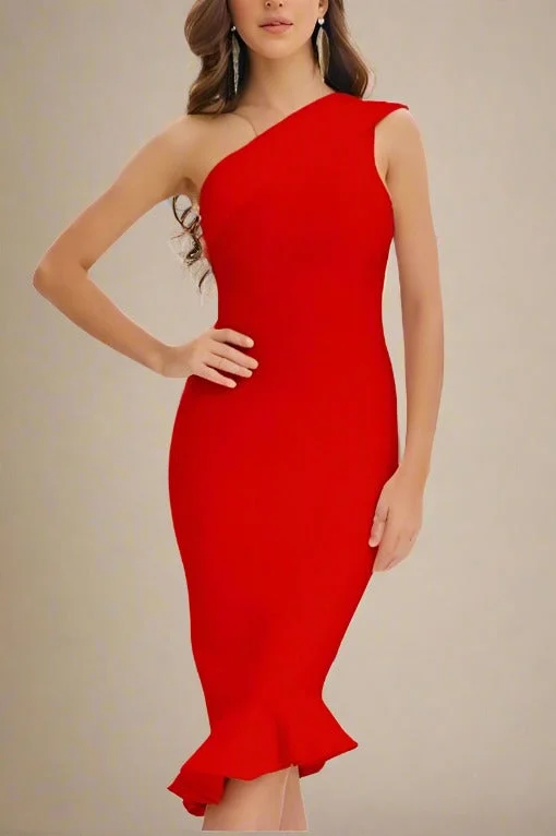 Avery Bandage Dress - Lipstick Red Sexy unclassified dresses