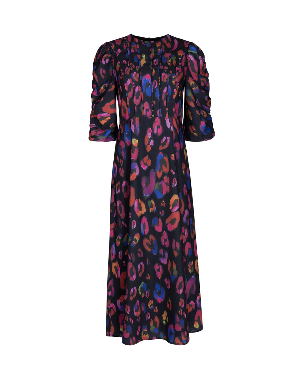 Bright Print Puff Sleeve Dress 186 Women's trendy floral dresses sale