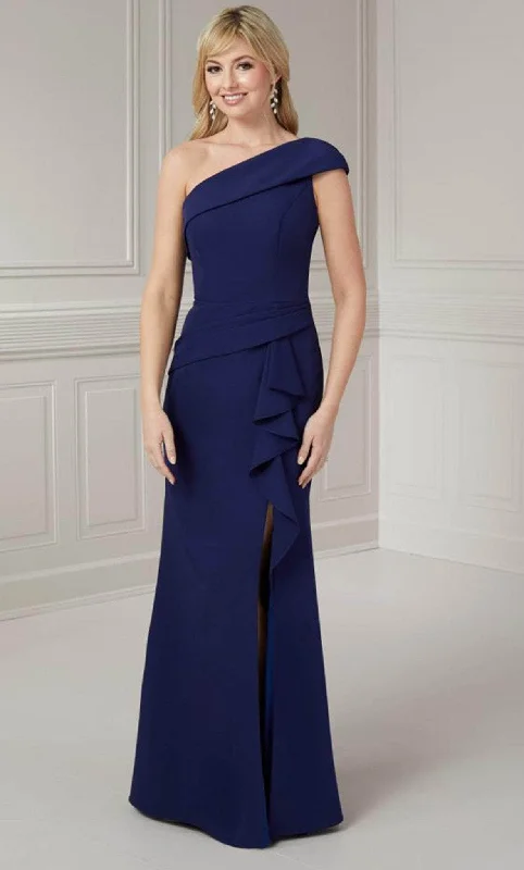 Christina Wu Elegance 17136 - One Shoulder Evening Gown Preppy unclassified dresses