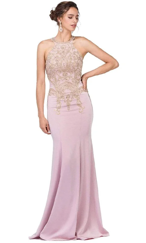 Dancing Queen 2457 - Sleeveless Trumpet Prom Dress High-low unclassified dresses