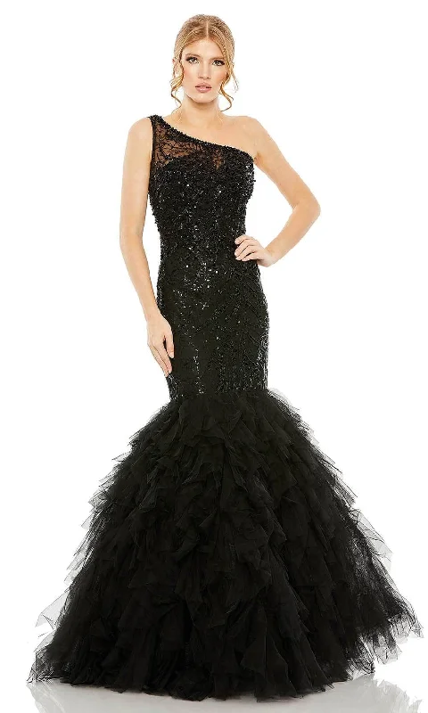 Mac Duggal 20545 - Embellished Assymetric Evening Gown Winter unclassified dresses