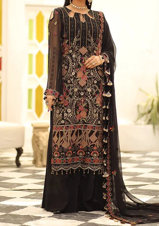 Maryam's Embroidered Pakistani Master Copy Chiffon Dress Neutral tone unclassified dresses