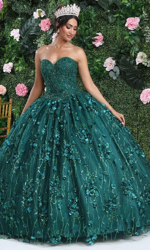 May Queen LK217 - Applique Sweetheart Ballgown Smocked unclassified dresses