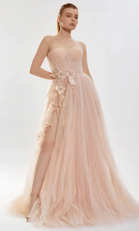 Tarik Ediz 52149 - Sweetheart Strapless Gown Bodycon unclassified dresses