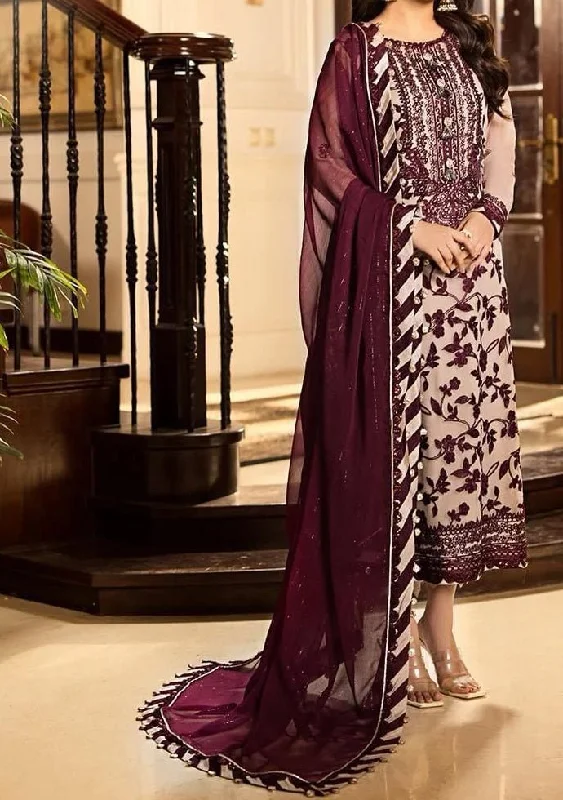 Tawakkal Replica Embroidered Chiffon Dress Color block unclassified dresses