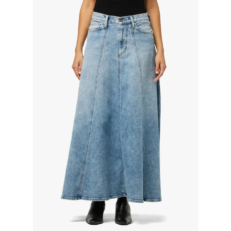 Joe's Jeans Amelia Skirt Going Nowhere Blue Denim Denim Skirt Outfit