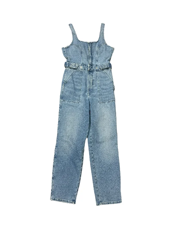 Jumpsuit By Good American In Blue Denim, Size: 4 Cool Denim Skirt