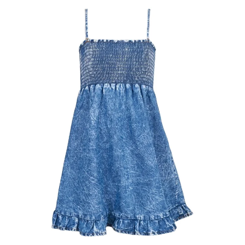 FIOLA DENIM DRESS Vintage Denim Skirt