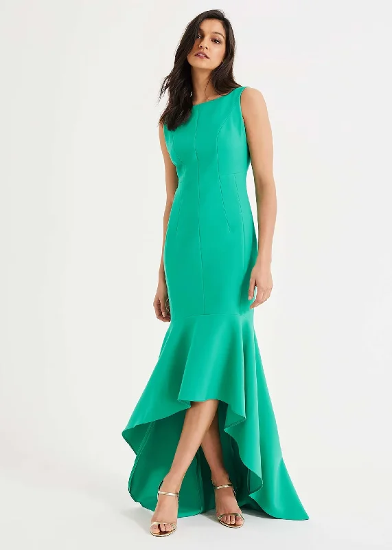 Leela Maxi Dress Ruffle Long Maxi