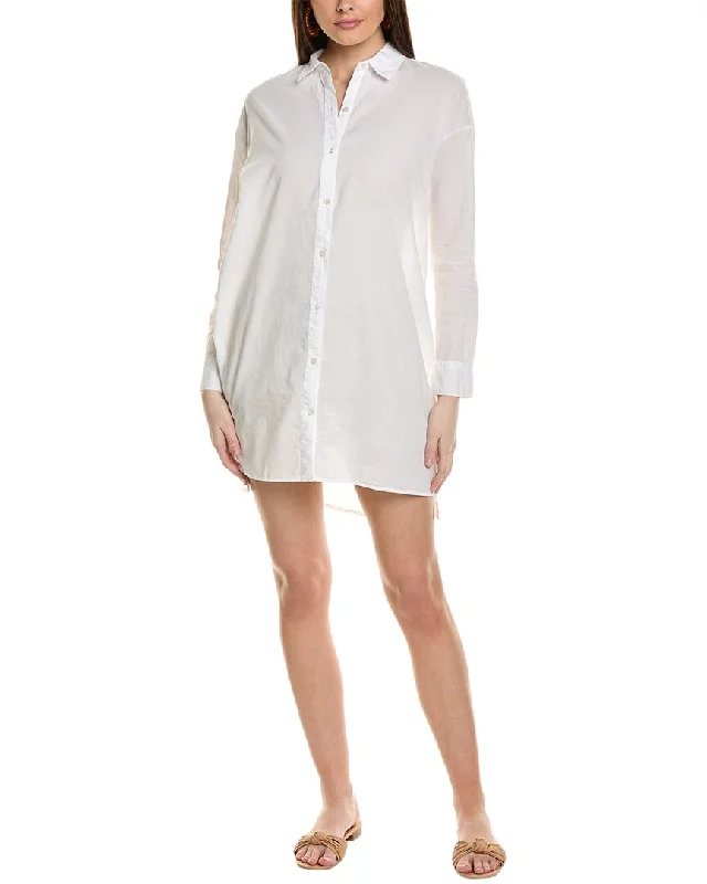 James Perse Oversized Shirtdress Classic Shirt Gown