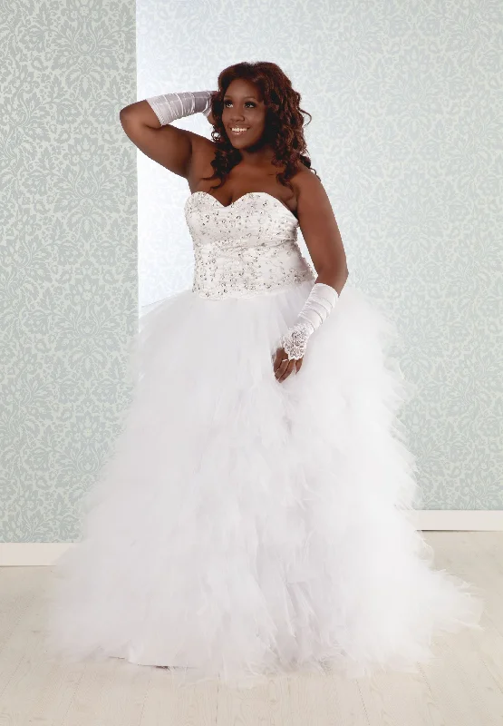 Other Real Size Bride | PLUS SIZE | Calista Plus Size Ruffles